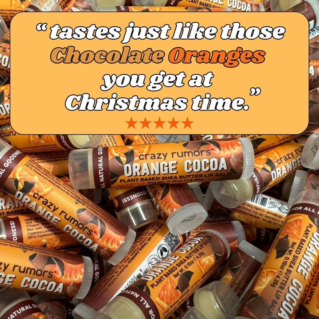 Orange Cocoa Lip Balm - Valentine's Day - The Regal Find