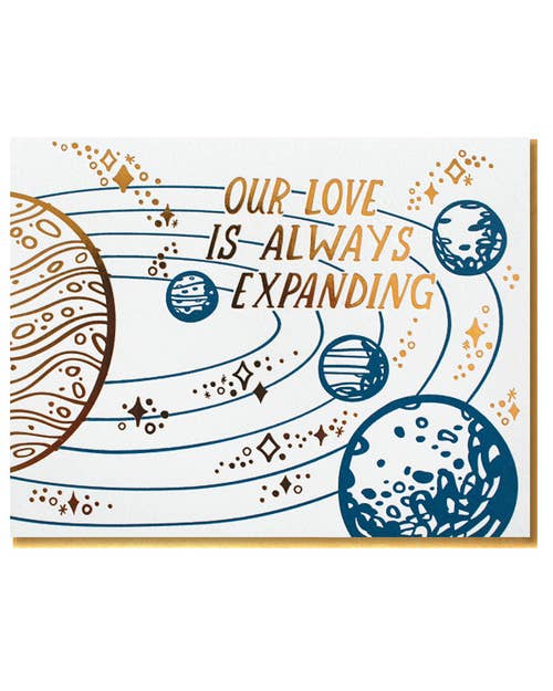 Our Love is Expanding Card - The Regal Find