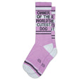 Owner Of The World's Cutest Dog Gym Crew Socks - The Regal Find