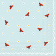 Paper Cocktail Napkins Pack Of 20 Little Ladybirds Light Bl - The Regal Find