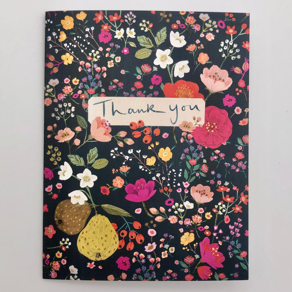 Pear Floral Thank You Card - The Regal Find
