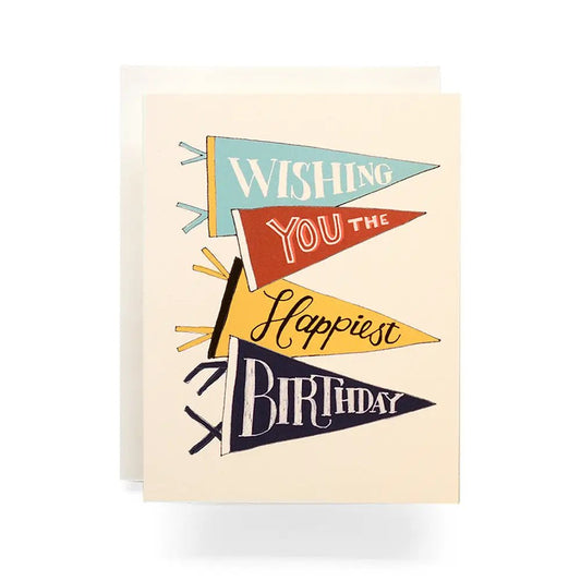 Pennant Birthday Card - The Regal Find