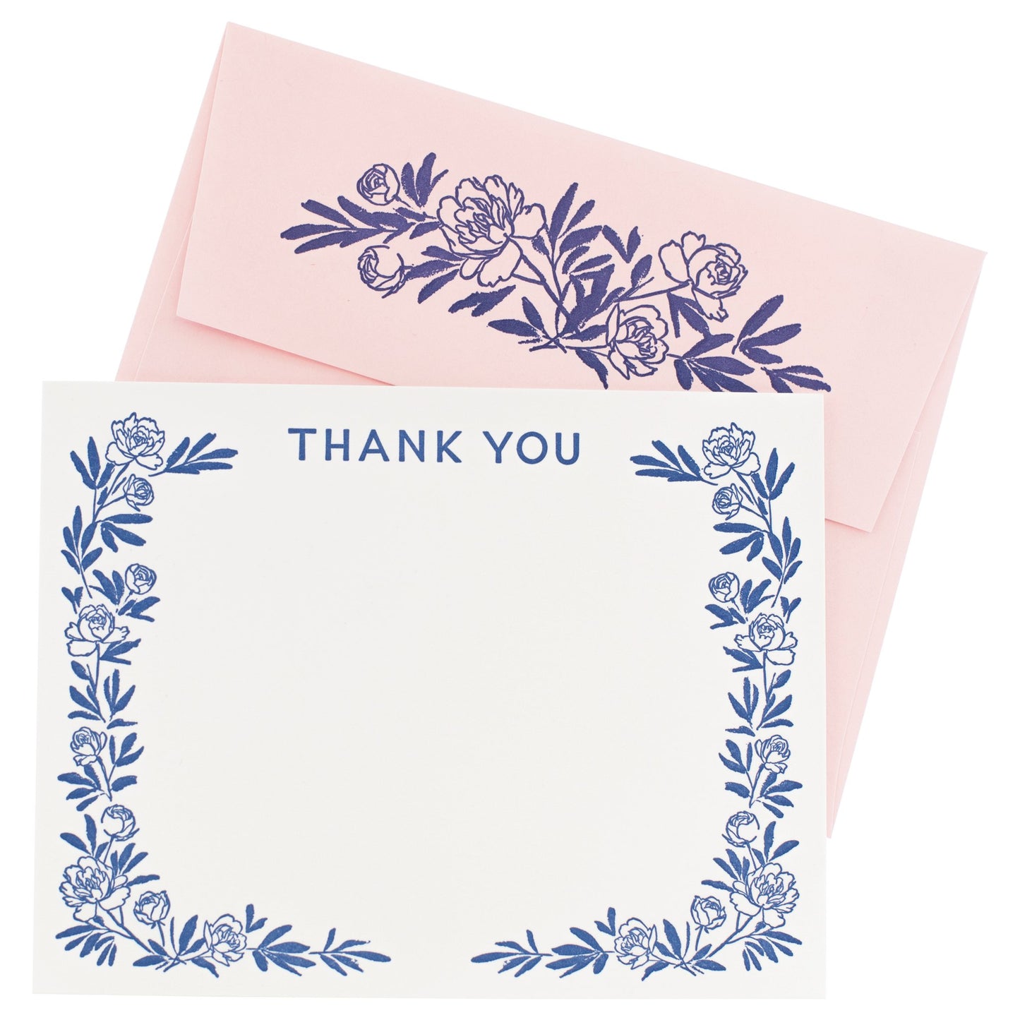 Peony Note Cards with Letterpress Envelopes - The Regal Find