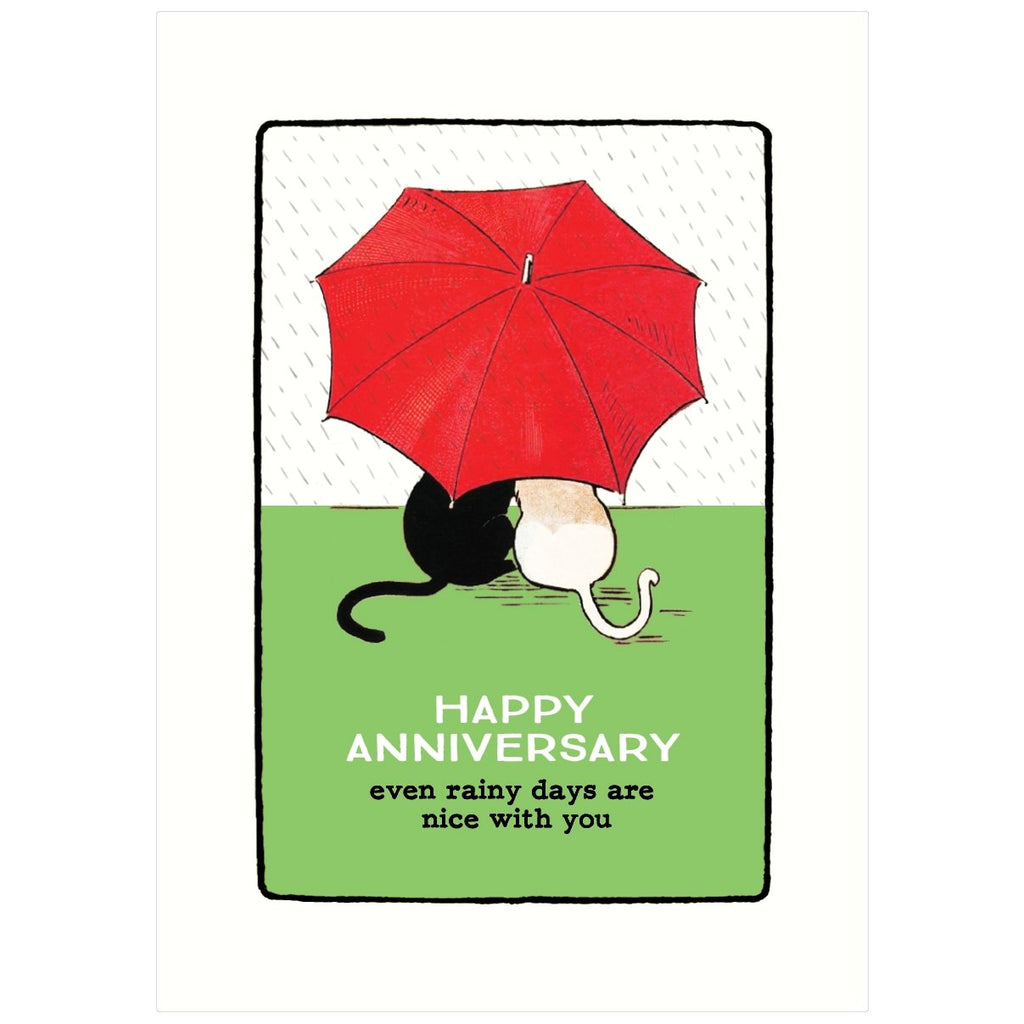 Rainy Days Anniversary Card - The Regal Find