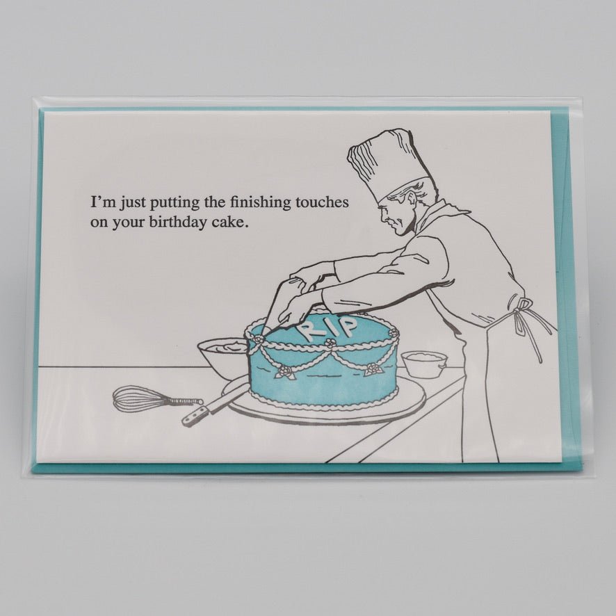 RIP Cake Card - The Regal Find