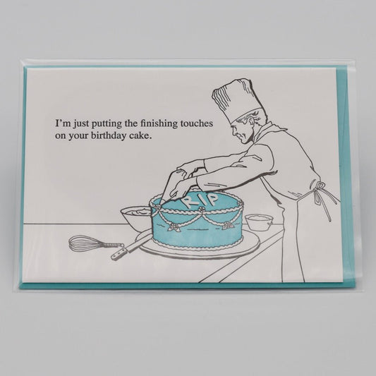 RIP Cake Card - The Regal Find