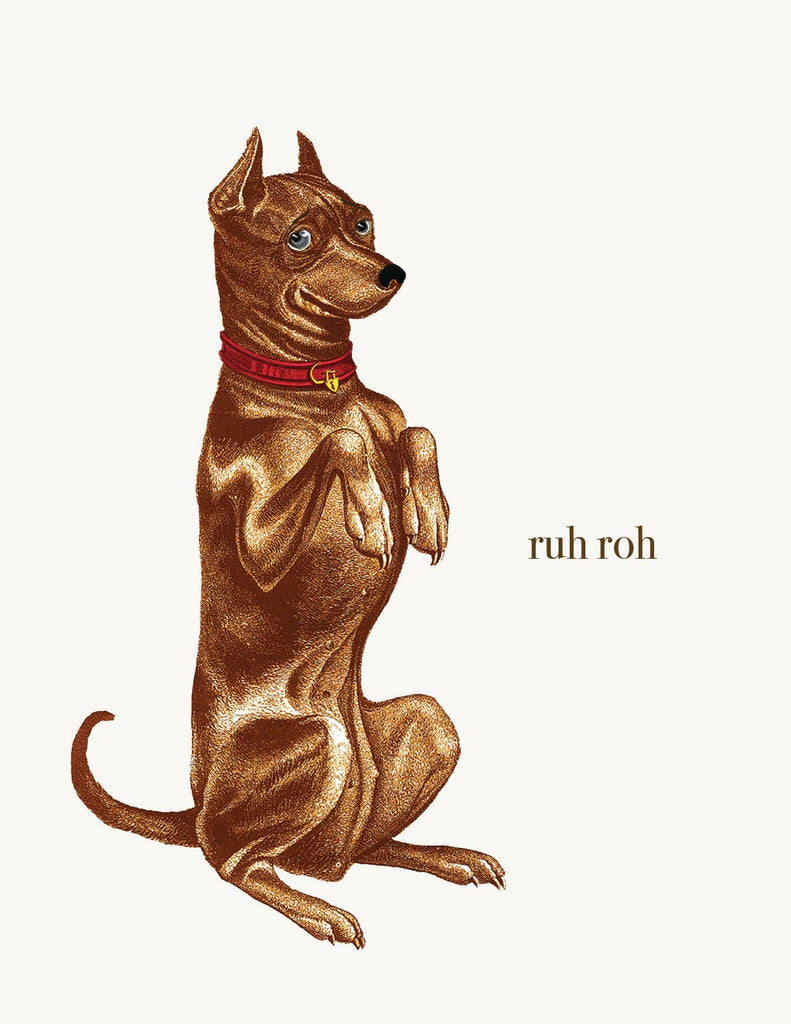 Ruh Roh • A-2 Greeting Card - The Regal Find