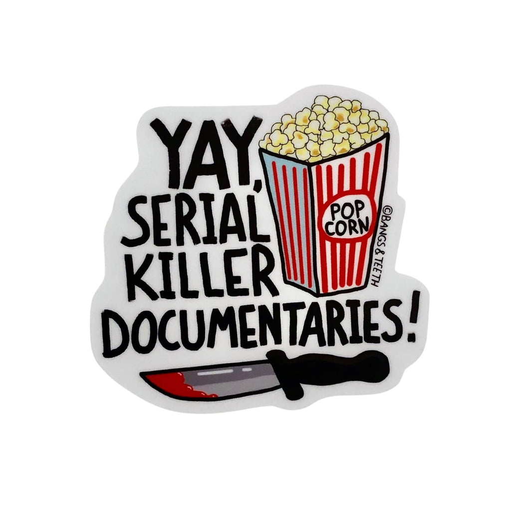 Serial Killer Documentaries Sticker - The Regal Find