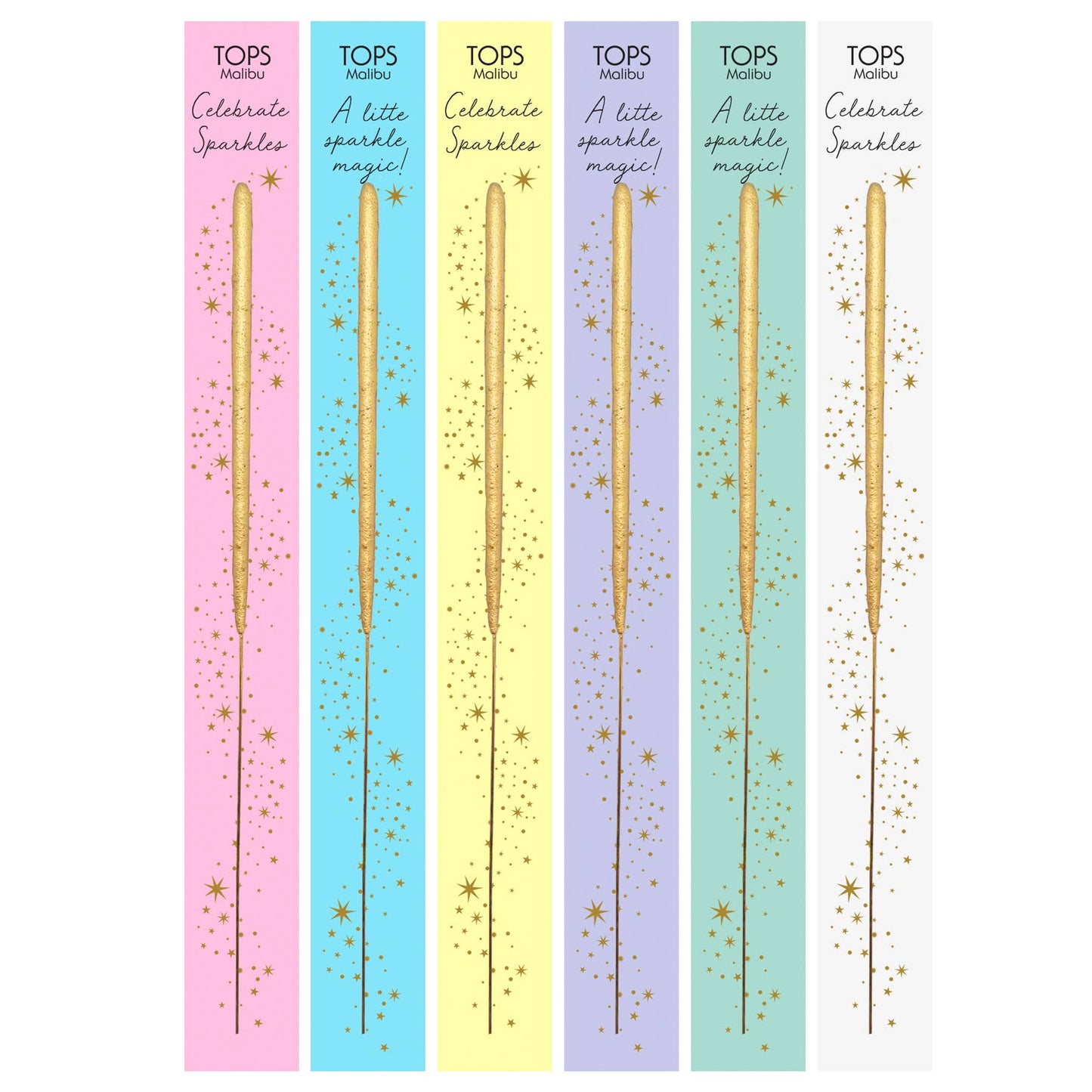 Single Sparkler Celebrate - Assortment of Colors - The Regal Find