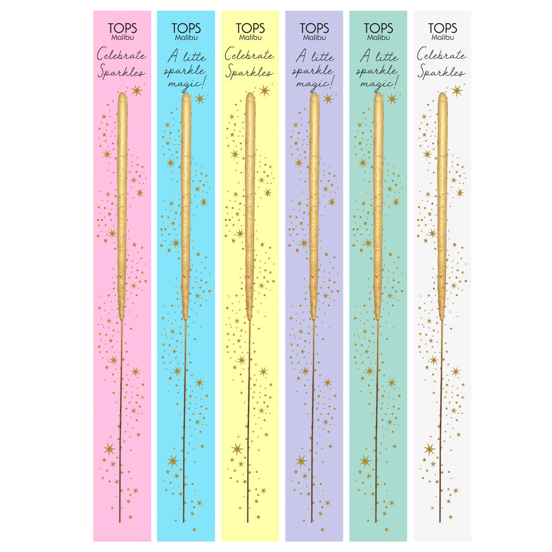 Single Sparkler Celebrate - Assortment of Colors - The Regal Find