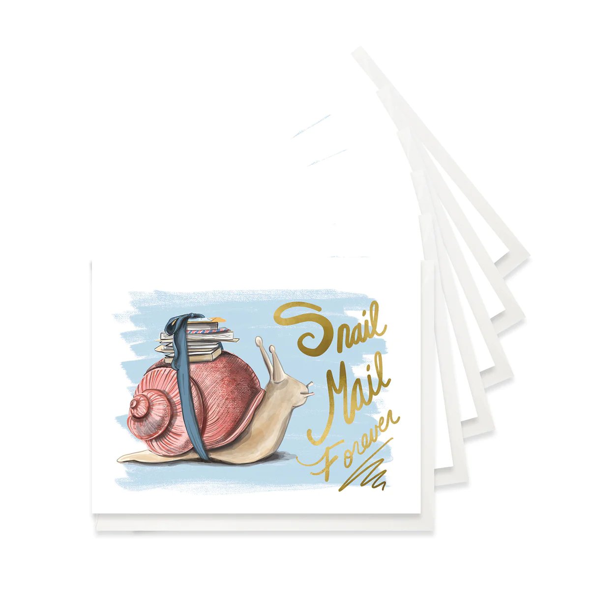 Snail Mail Forever Boxed Set Of 6 Cards - The Regal Find