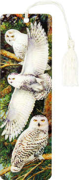 Snowy Owl 3-D Bookmark - The Regal Find