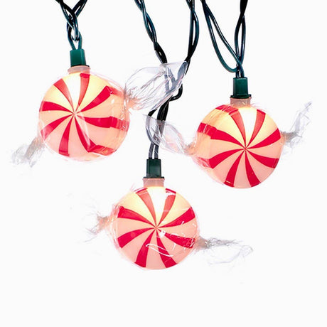 Starlight Mint/Peppermint Candy String Light Set - The Regal Find