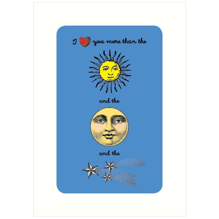 Sun, Moon & Stars Card - The Regal Find