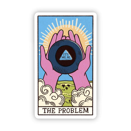 "The Problem" Tarot Card Sticker - The Regal Find