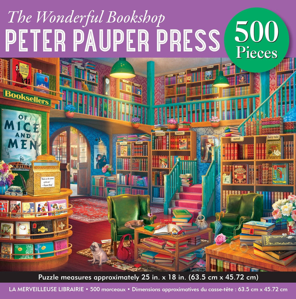 The Wonderful Bookshop 500 Piece Jigsaw Puzzle - The Regal Find