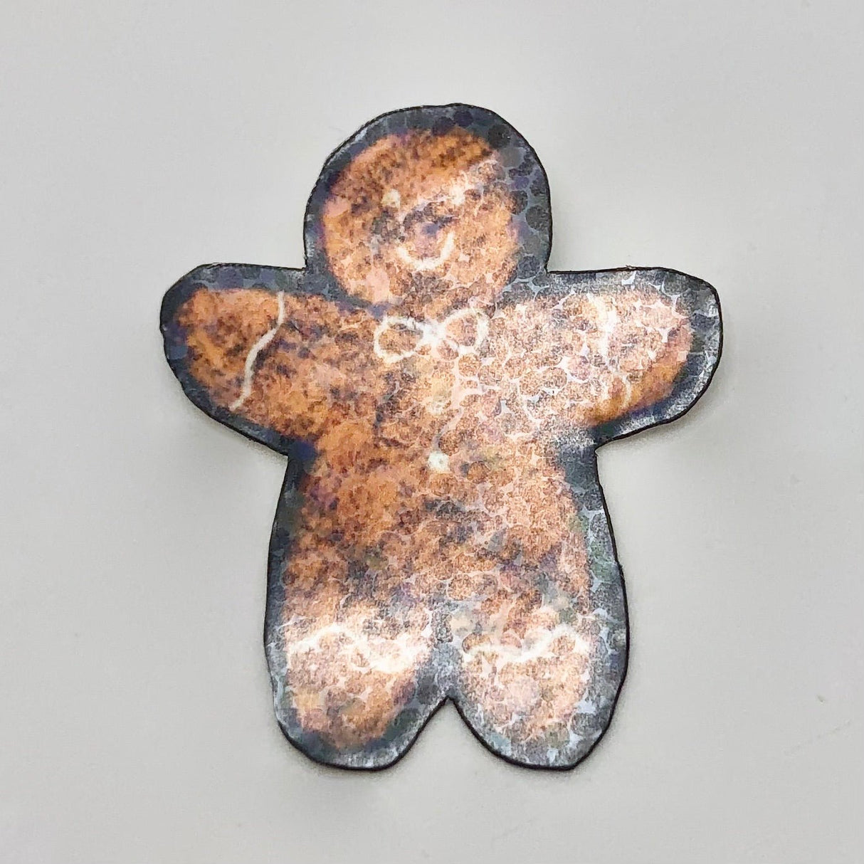 Tiny Gingerbread Man Glitter Sticker - The Regal Find