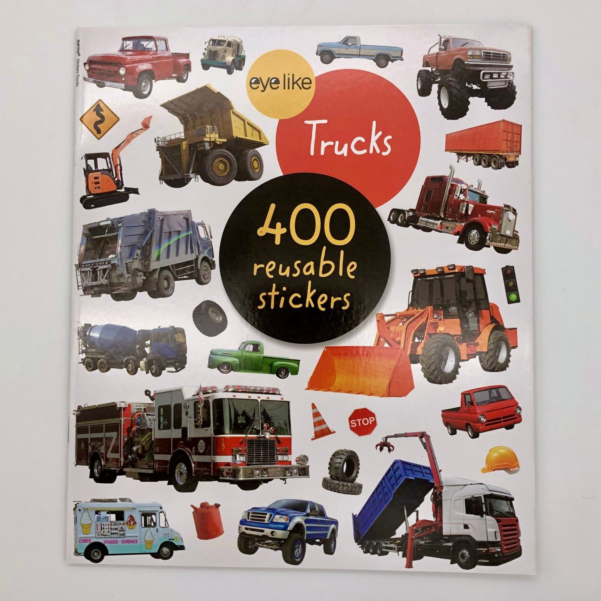 Eyelike Trucks Reusable Sticker Book