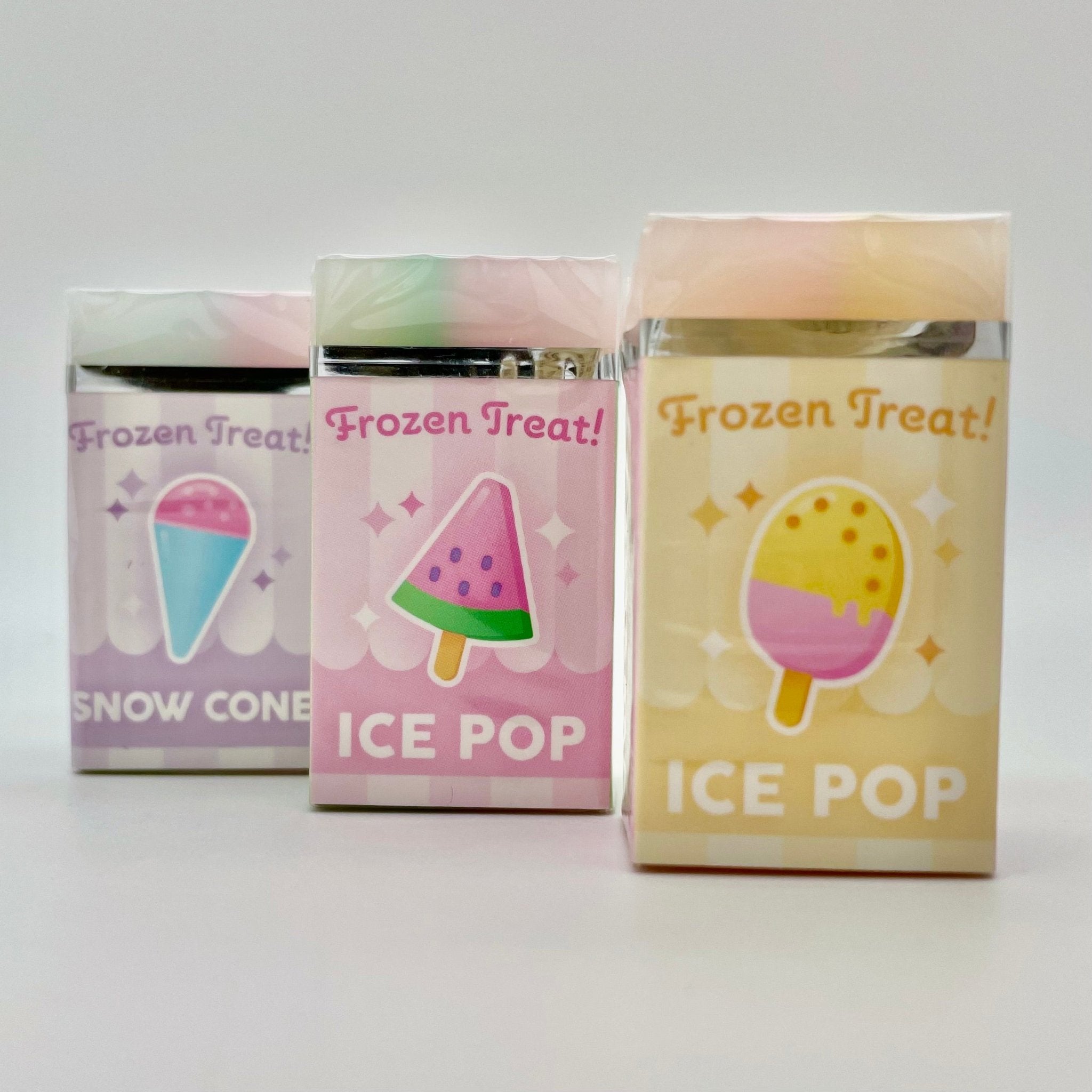 Ice Cream Erasers in Mini Mason Jar, 8 Count
