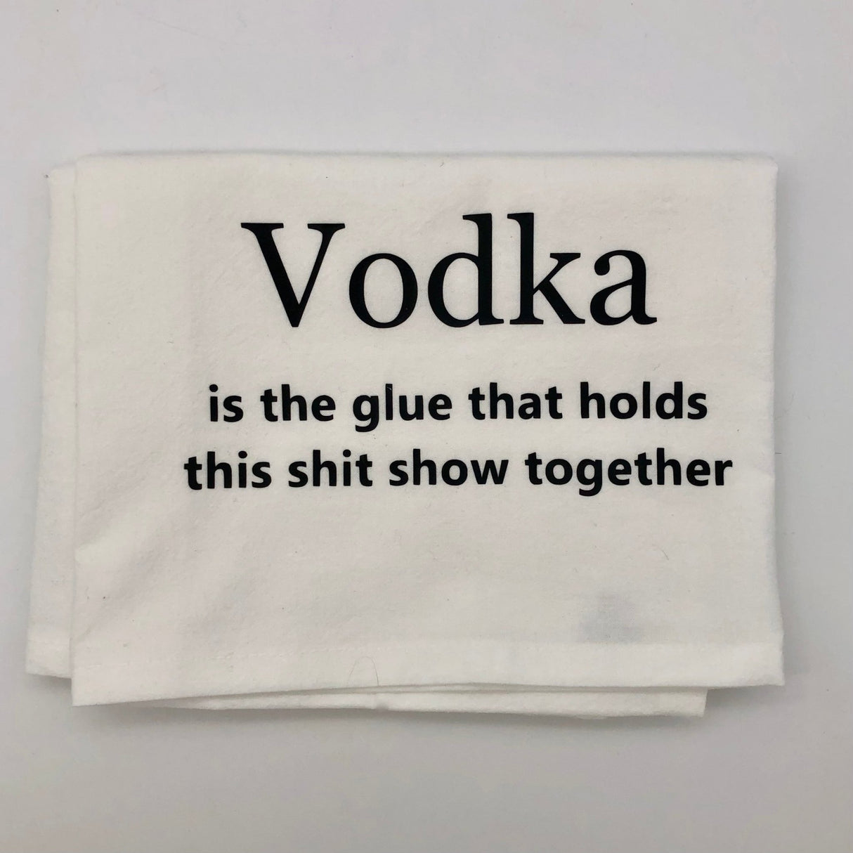 Vodka Glue Dish Towel - The Regal Find