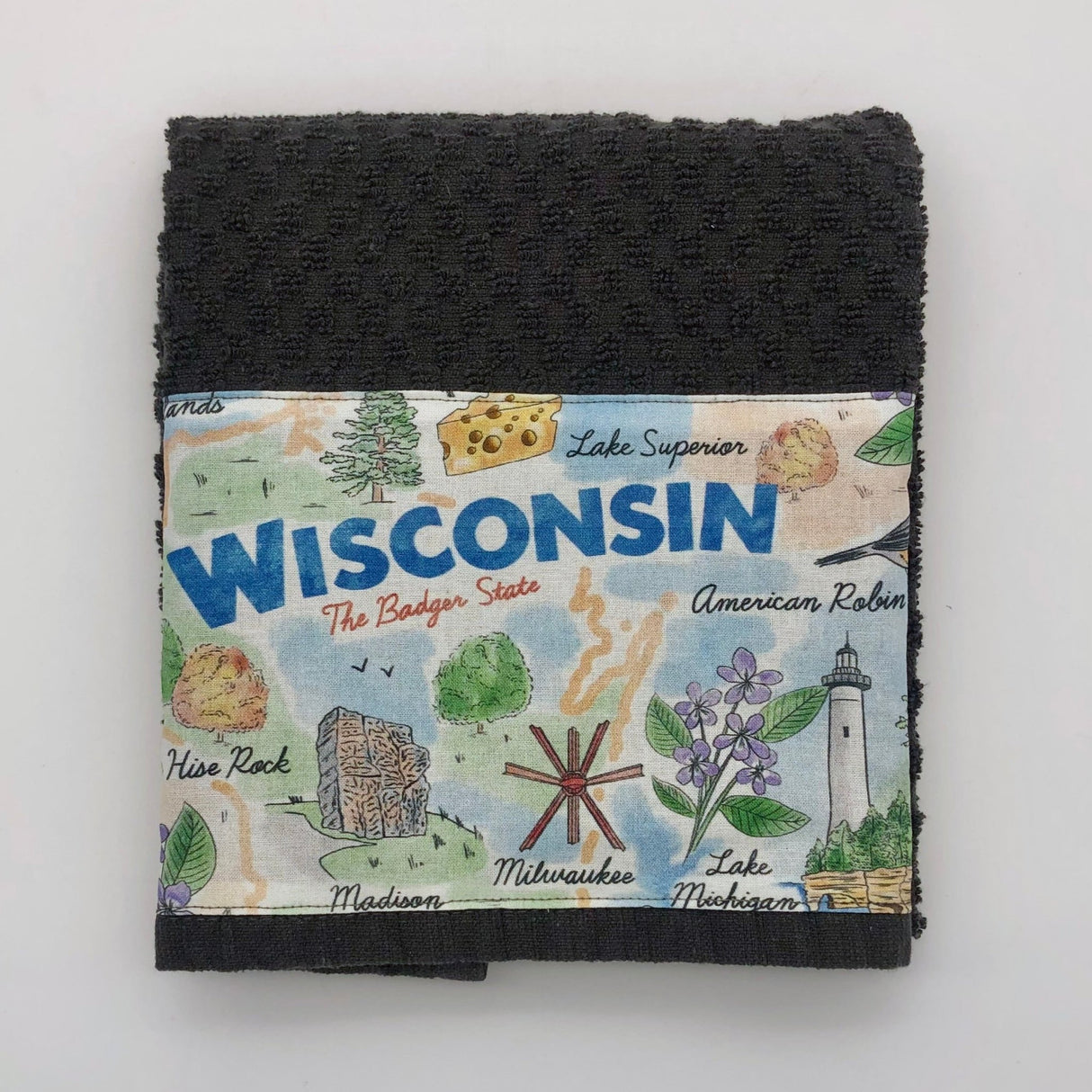 Wisconsin Highlights Kitchen Towel - The Regal Find