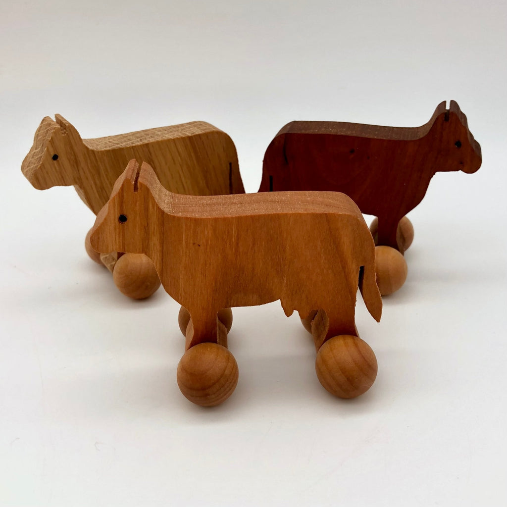 Wood Roly Poly Wheelie Toys - The Regal Find