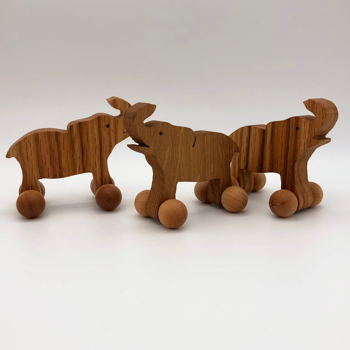 Wood Roly Poly Wheelie Toys - The Regal Find