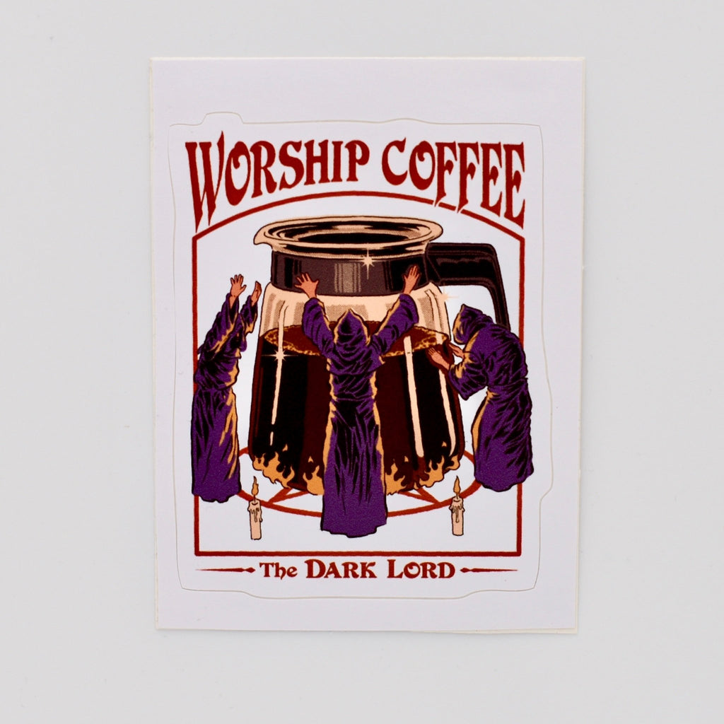 Worship Coffee Sticker - The Regal Find